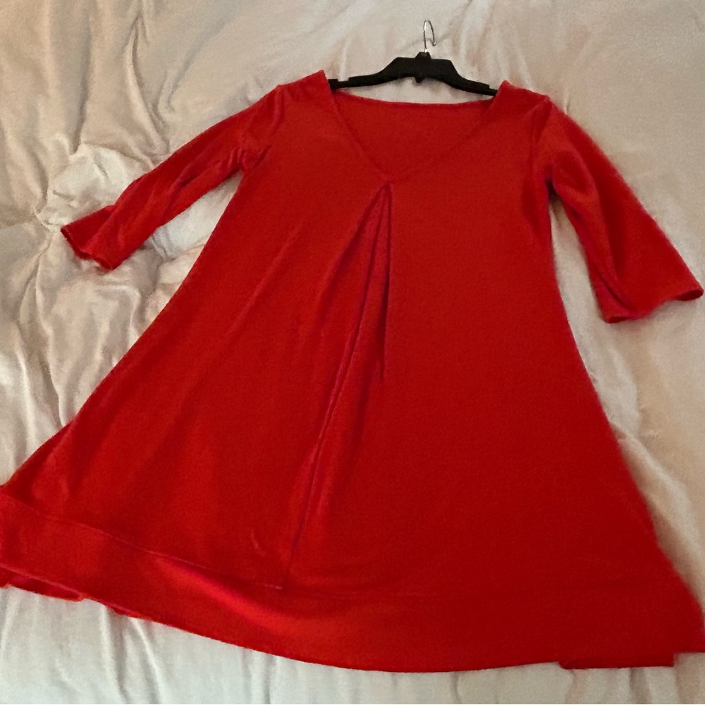 🚘Donna Ricco Vibrant Red Mini Dress - Picture 5 of 5